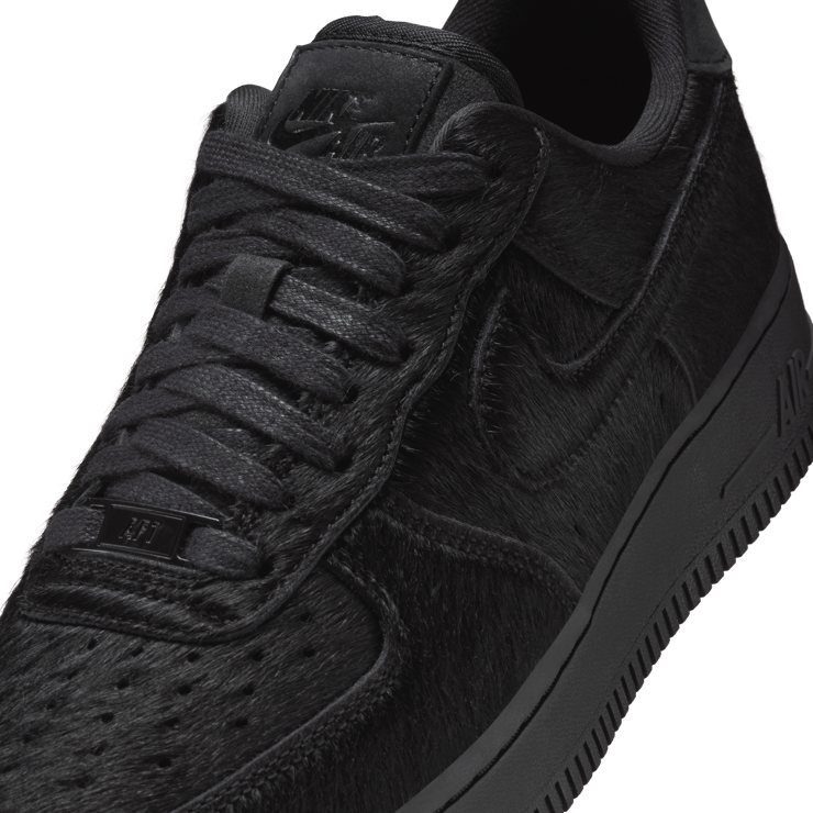 Nike Air Force 1 Low Black Fur (W) Angle 6