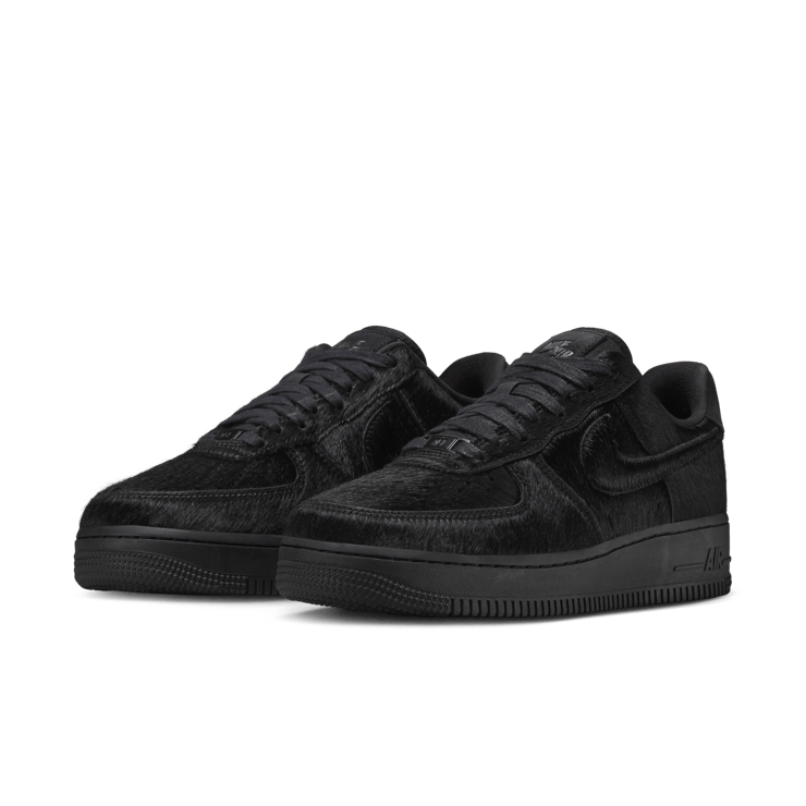 Nike Air Force 1 Low Black Fur (W) Angle 1