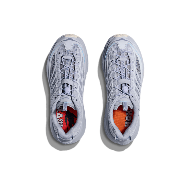 Hoka One One Mafate Three 2 Grid JP atmos Exclusive Gull Angle 0