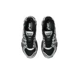 Asics Gel-Kayano 12.1 Black Silver Angle 4
