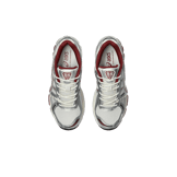 Asics Gel-Kayano 12.1 Metallic Silver Burgundy Angle 4