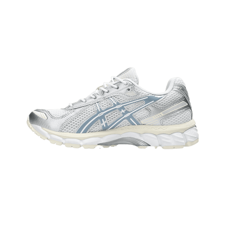 Asics Gel-Kayano 12.1 Metallic Silver Ice Blue Angle 2
