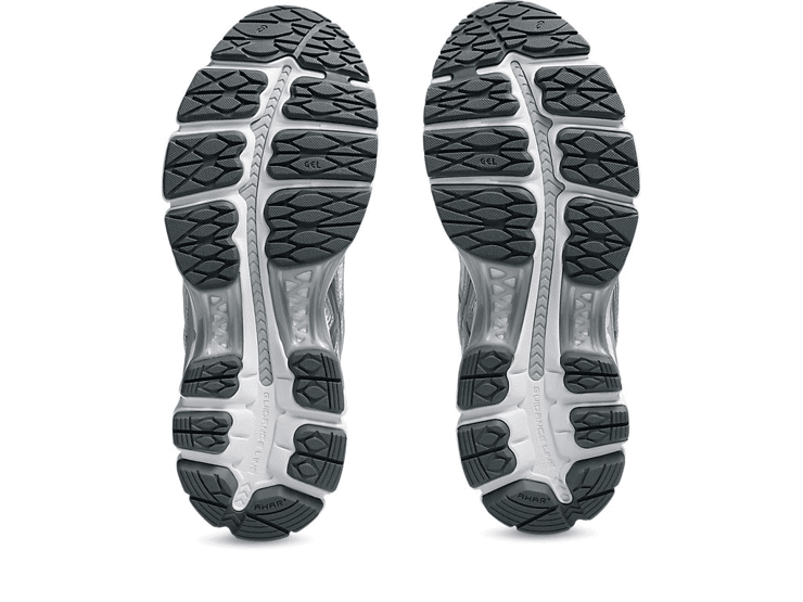 Asics Gel-Kayano 12.1 Metallic Silver Green Angle 1