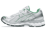 Asics Gel-Kayano 12.1 Metallic Silver Green Angle 6