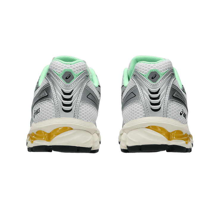 Asics Gel-Kayano 12.1 Metallic Silver Light Green Angle 3