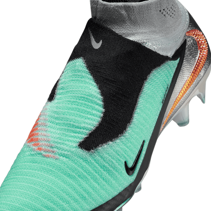 Nike Phantom 6 High Elite FG Chrome Black Angle 4