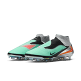 Nike Phantom 6 High Elite FG Chrome Black Angle 2