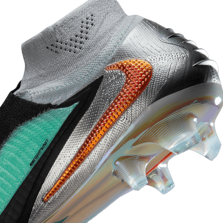 Nike Phantom 6 High Elite FG Chrome Black Angle 6