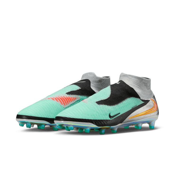 Nike Phantom 6 High Elite AG Chrome Black Angle 1