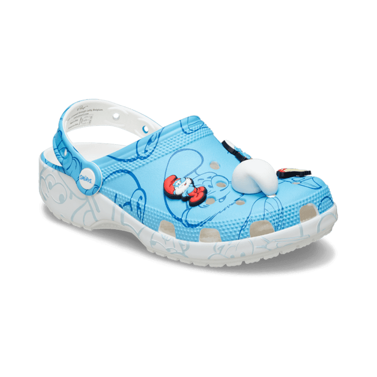 Crocs Classic Clog The Smurfs Angle 3