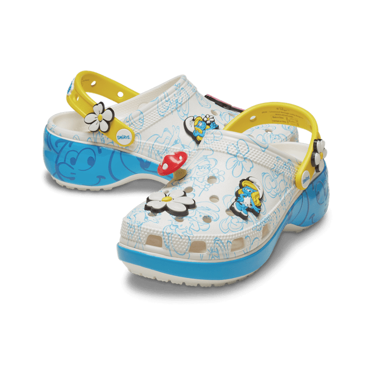Crocs Platform Clog The Smurfs Smurfette (W) Angle 0