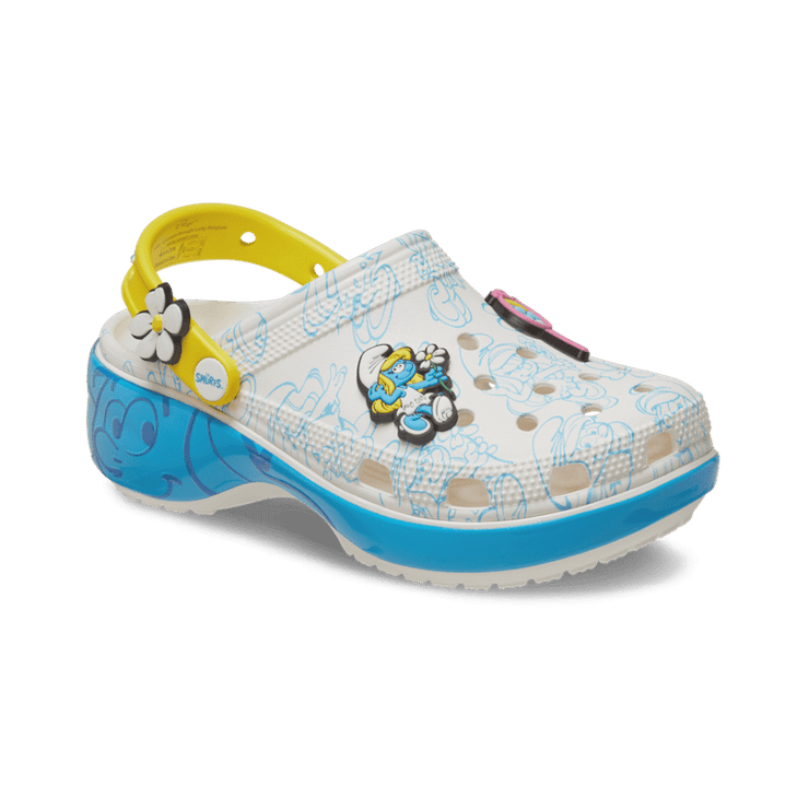 Crocs Platform Clog The Smurfs Smurfette (W) Angle 2