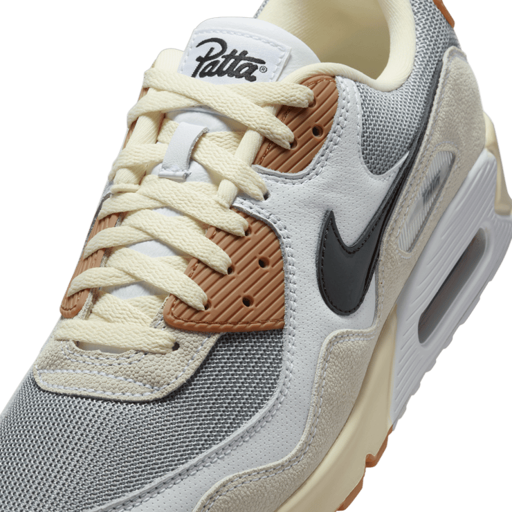 Nike Air Max 90 Waves Patta Particle Grey Coconut Milk Angle 11