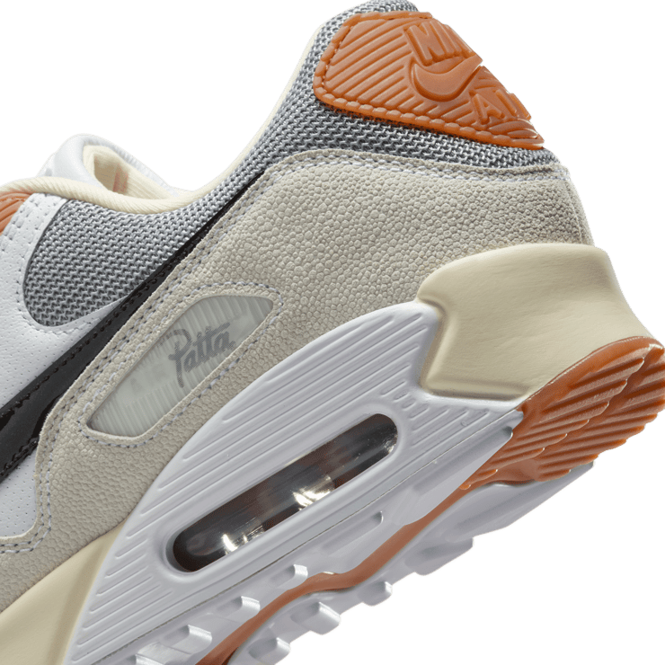 Nike Air Max 90 Waves Patta Particle Grey Coconut Milk Angle 10