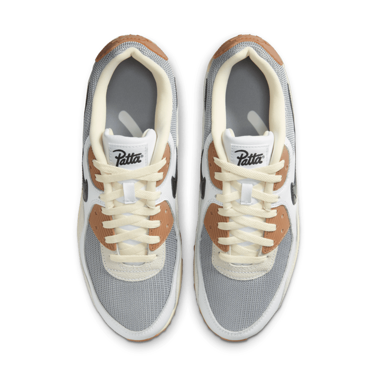 Nike Air Max 90 Waves Patta Particle Grey Coconut Milk Angle 9