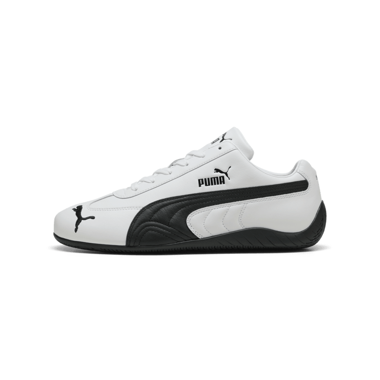 Puma Speedcat Leather White Black Angle 0