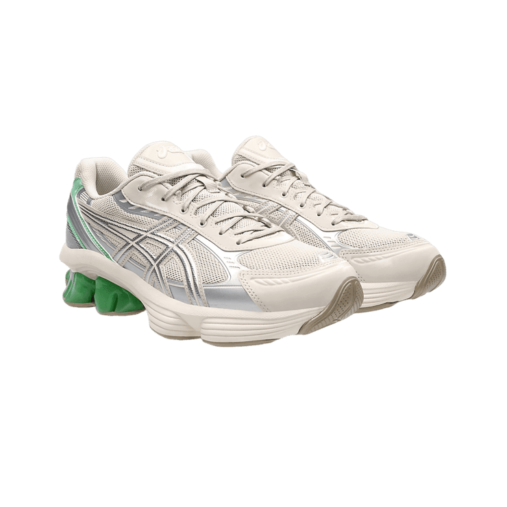 ASICS Gel-Kinetic Fluent Smoke Grey Angle 0