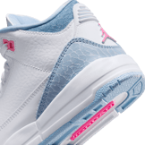 Air Jordan 3 Retro White Cobalt Bliss (PS) Angle 4