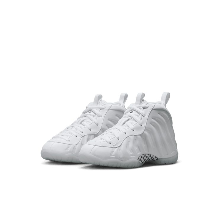 Nike Air Foamposite One Triple White (PS) Angle 0