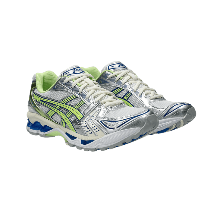 Asics Gel-Kayano 14 White Lime Green Angle 0