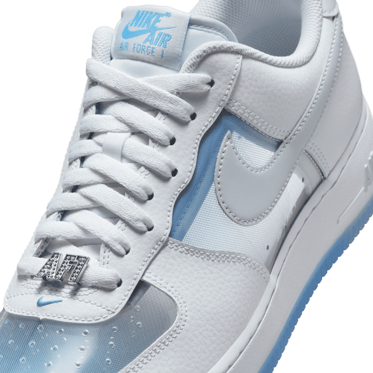 Nike Air Force 1 Low Translucent White University Blue Angle 6