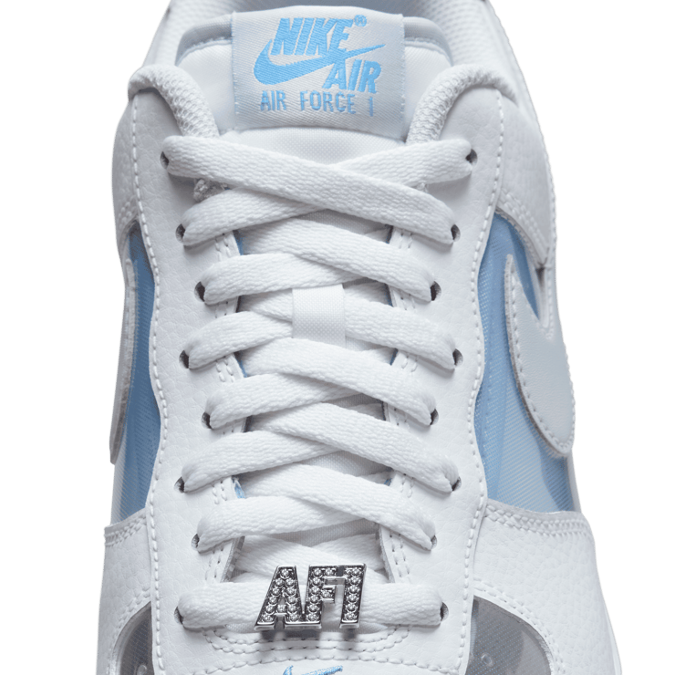 Nike Air Force 1 Low Translucent White University Blue Angle 7