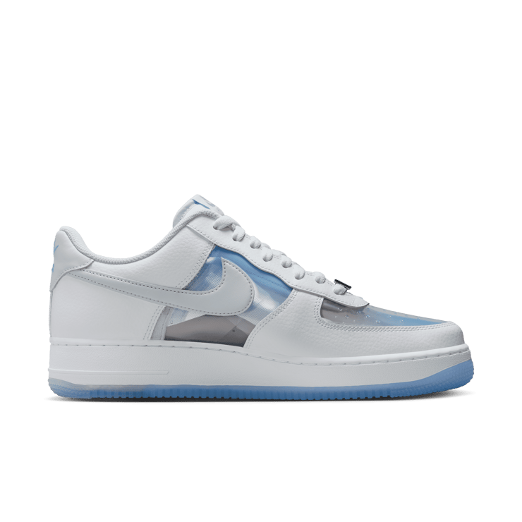 Nike Air Force 1 Low Translucent White University Blue Angle 2
