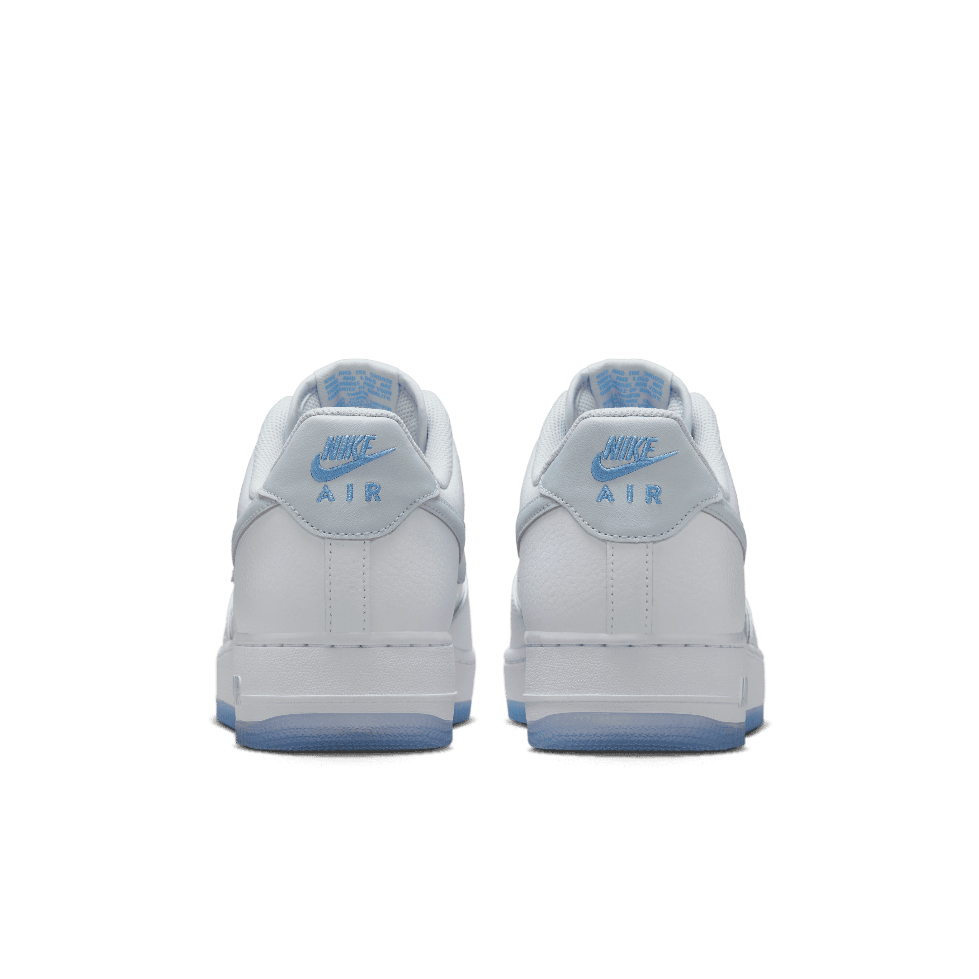 nike air force one low white university blue