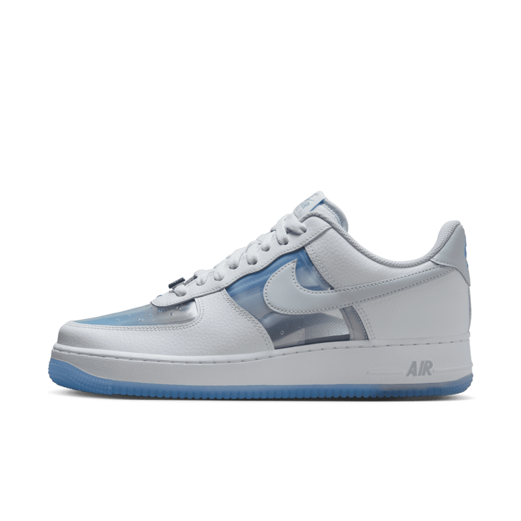 Nike Air Force 1 Low Translucent White University Blue Angle 3