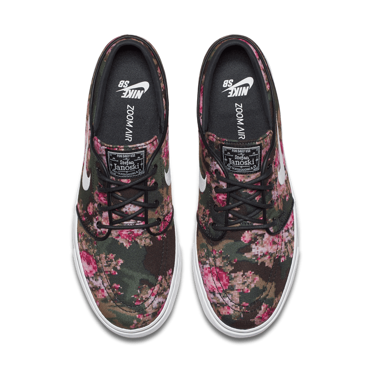 Nike SB Stefan Janoski Zoom Digi Floral Pink (2013) Angle 1