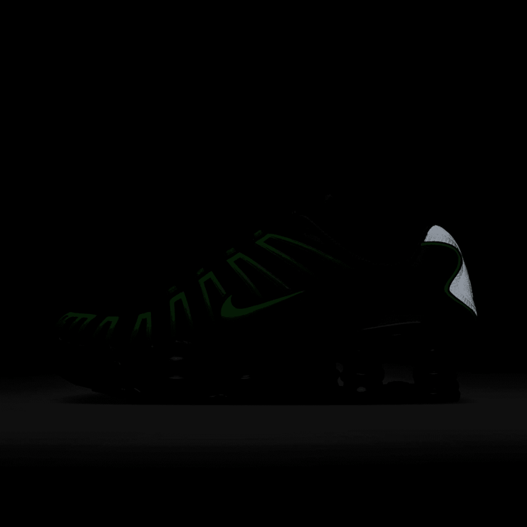 Nike Shox TL Black Green Strike Angle 0