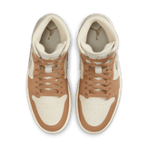 Air Jordan 1 Mid Pale Ivory Hemp (W) Angle 2