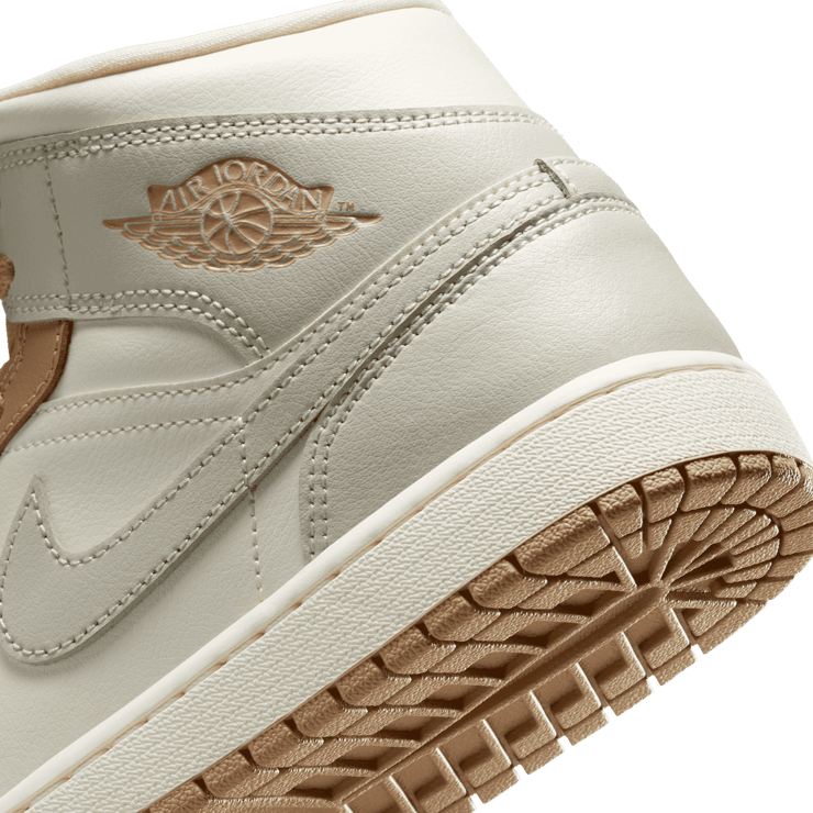 Air Jordan 1 Mid Pale Ivory Hemp (W) Angle 6