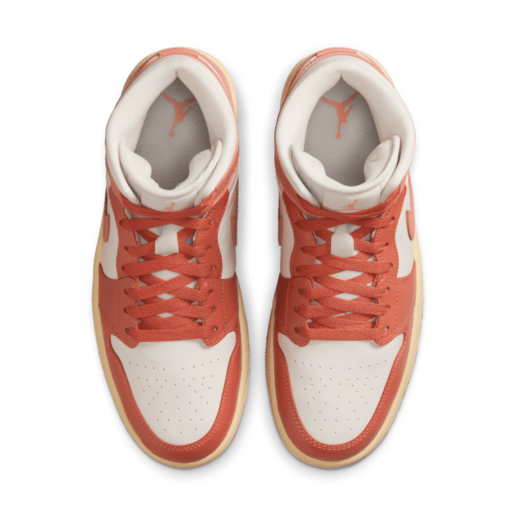 Air Jordan 1 Mid Madder Root Light Madder Root (W) Angle 4