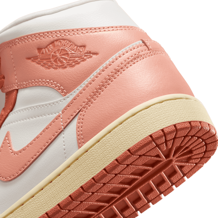 Air Jordan 1 Mid Madder Root Light Madder Root (W) Angle 6