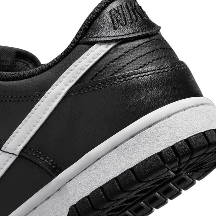 Nike Dunk Low Black White (GS) Angle 5