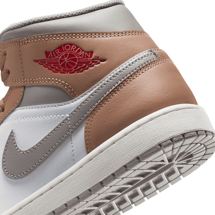 Air Jordan 1 Mid Hemp College Grey Angle 4