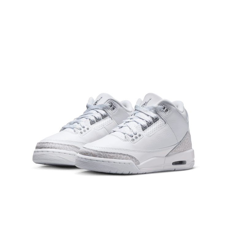 Air Jordan 3 Retro Pure Money (GS) Angle 4