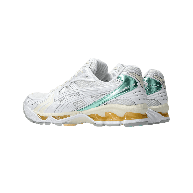 ASICS Gel-Kayano 14 White Mint Gold Angle 1
