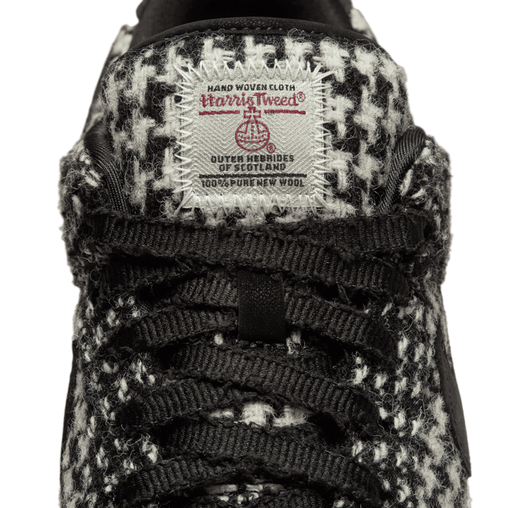 Nike Dunk Low Harris Tweed Black White (W) Angle 9