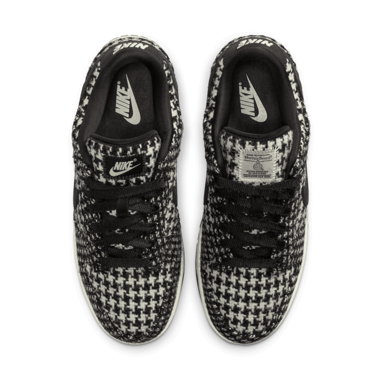 Nike Dunk Low Harris Tweed Black White (W) Angle 6