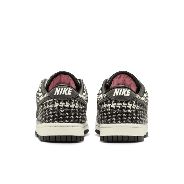 Nike Dunk Low Harris Tweed Black White (W) Angle 5