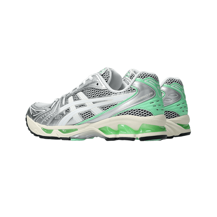 ASICS Gel-Kayano 14 Silver Lime Angle 1