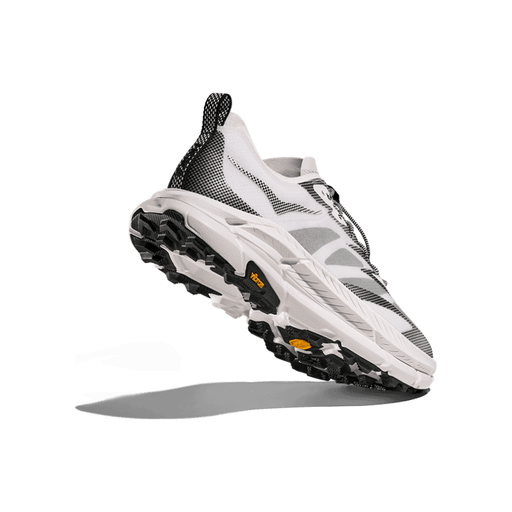 Hoka One One Mafate Speed 4 Lite White Black Angle 2