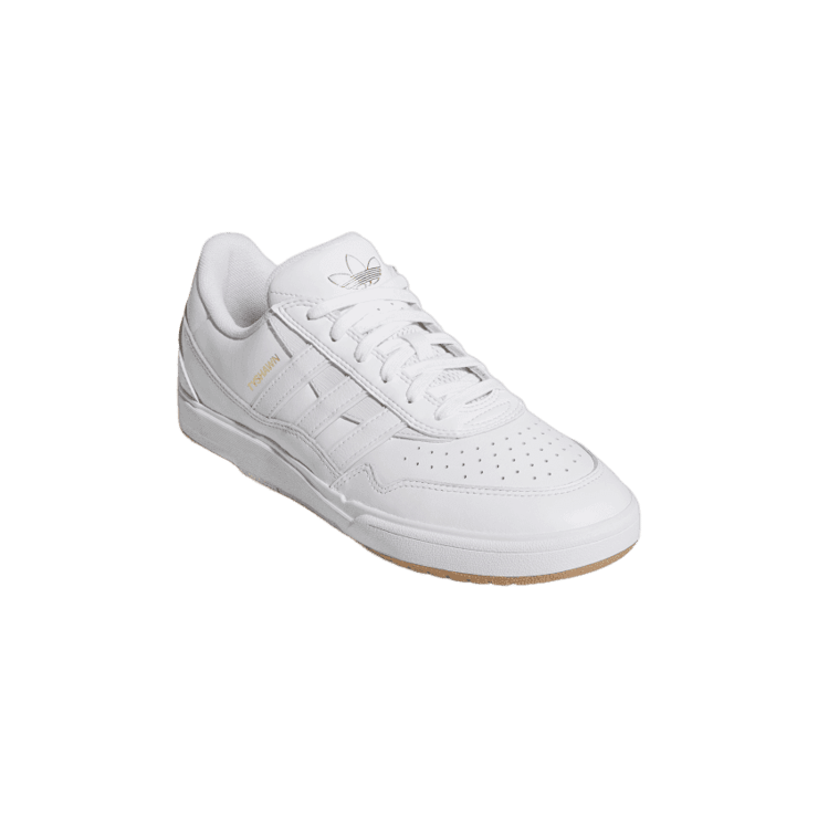 adidas Tyshawn II Cloud White Gum Angle 2