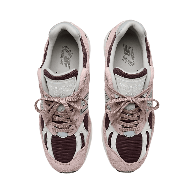New Balance 991v2 MiUK Pink Mauve Angle 1