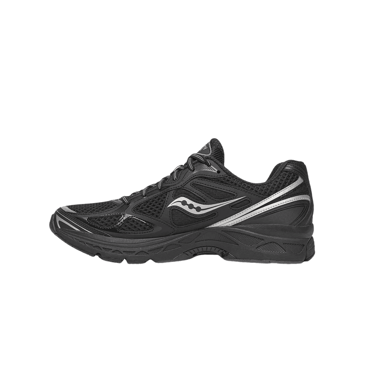 Saucony ProGrid Guide 7 Black Silver Angle 1