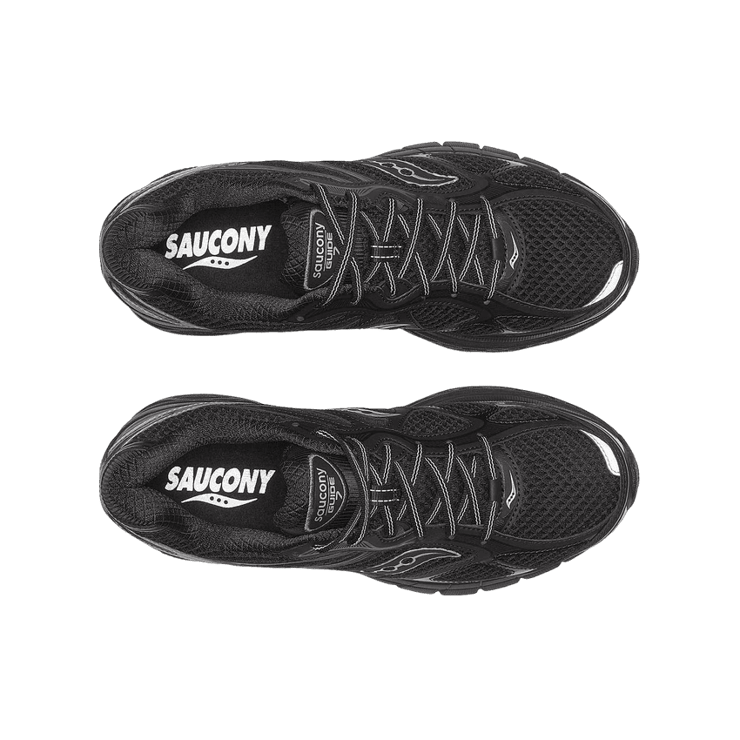 Saucony ProGrid Guide 7 Black Silver Angle 3