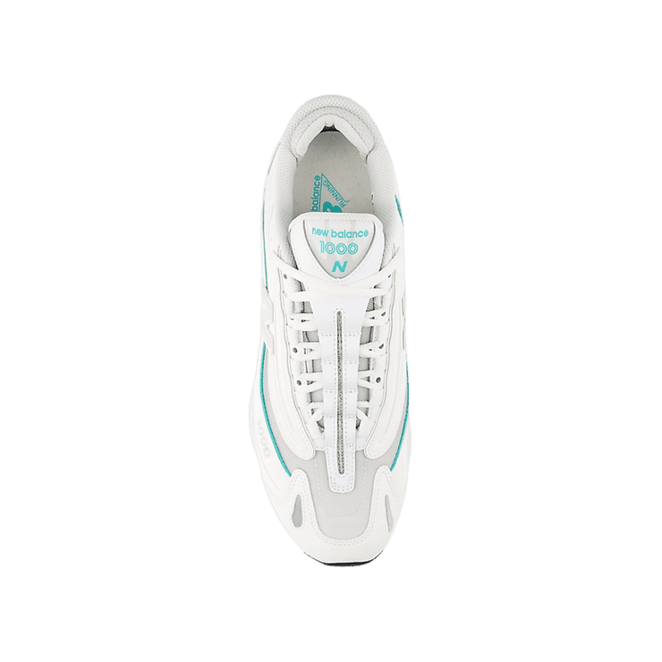 New Balance 1000 White Aqua (W) Angle 1
