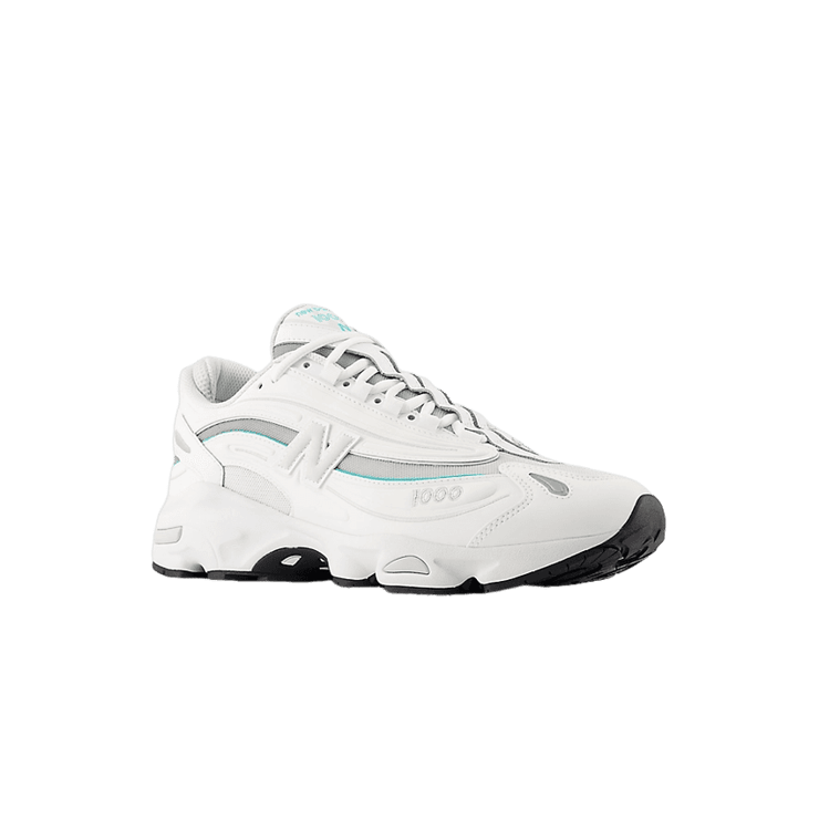 New Balance 1000 White Aqua (W) Angle 2